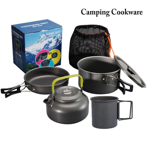 Camping Keittoastiat Outdoor Cooking Teekannu 8 8