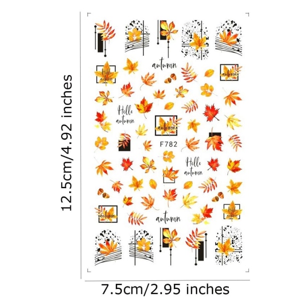 Nagelklistermärken Maple Leaf F782