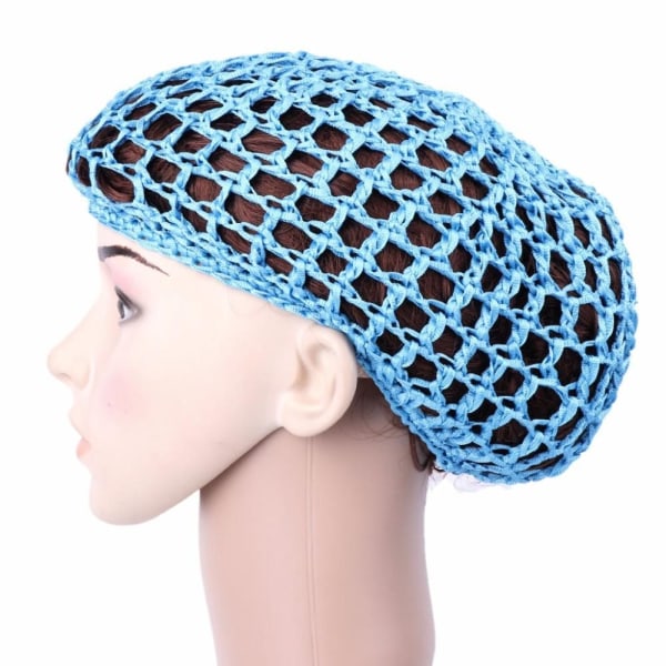Knit Hair Net Hårvårdsmössa Cap Cover VIT