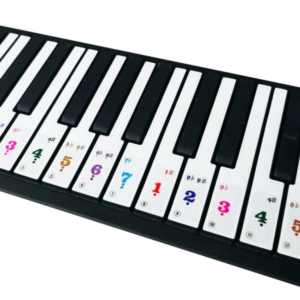 Musiikki Tarra Notes Piano Keyboard Tarrat Elektroniset Pianot 6acc | Fyndiq