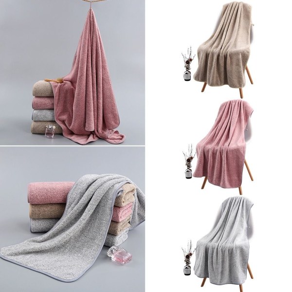 Bambus Trækul Håndklæde Vaskehåndklæder LILLA 768d | Fyndiq