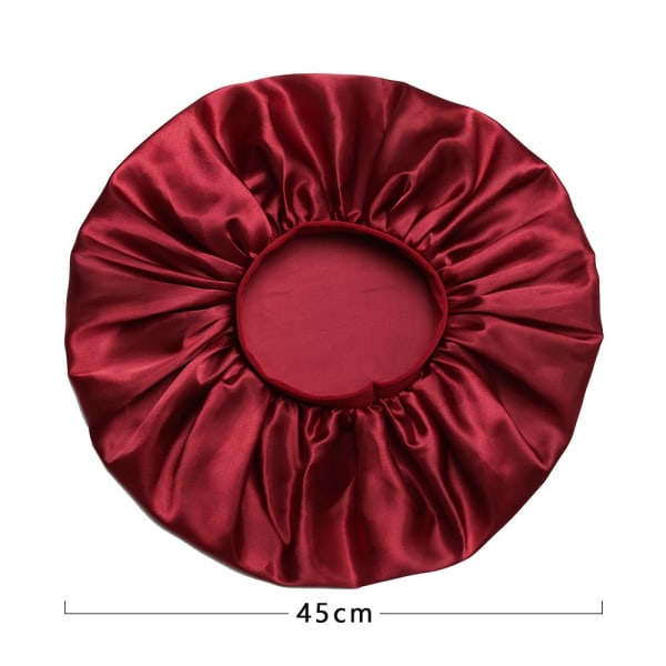 Unisex Cap Satin Bonnet VINRØD