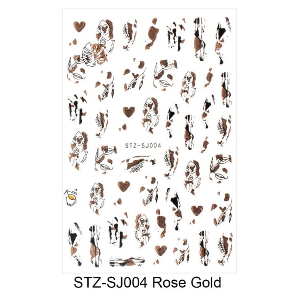 Nail Art Sticker 3D STZ-SJ004 ROSE GULD STZ-SJ004 ROSE GULD
