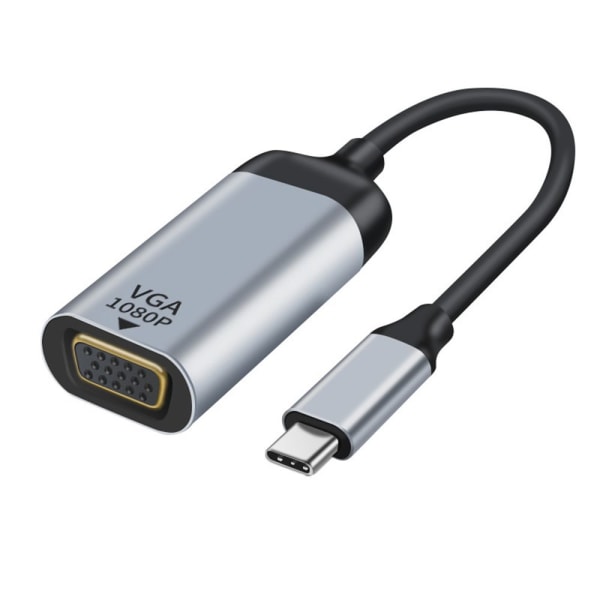 Videokonverter USB C til VGA Mini DP RJ45 TYPE-C TIL VGA TYPE-C
