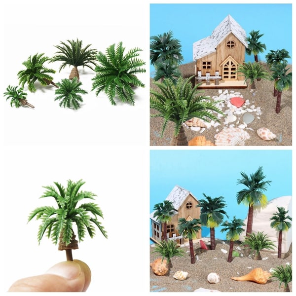 20 kpl Kookospuumalli Mini Cocoa Palm Malli 3CM 3CM