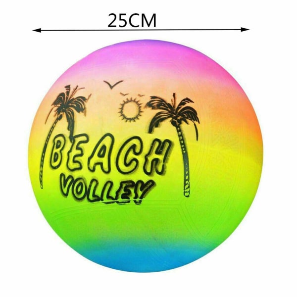 2st Rainbow Beach Balls Uppblåsbar bollvolleyboll