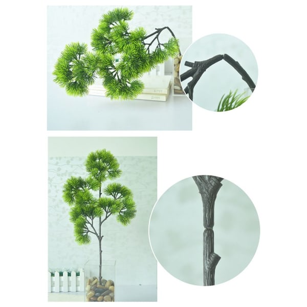 Artificial Flower Pine Branch Bonsai tilbehør