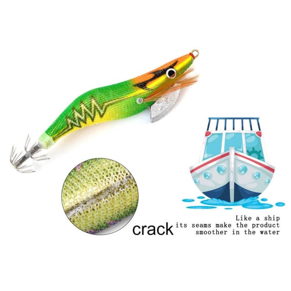 Squid Hook Octopus Bait 011#-3.0G 011#-3.0G