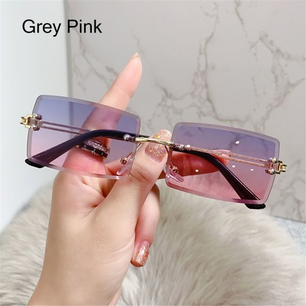 Rektangel solbriller Vintage solbriller GRÅ PINK GRÅ PINK Grey 1d35 | Grey Pink Grey Pink |