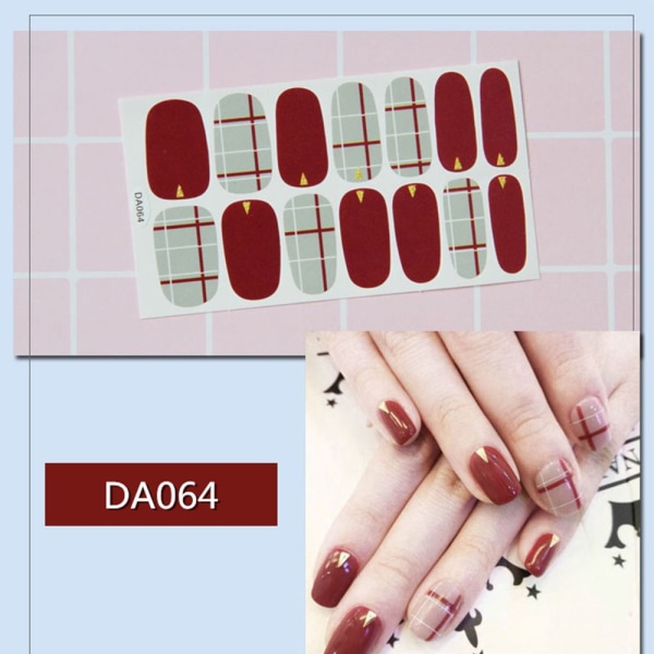 14 STK Nail Sticker Nail Wraps Stickers DA064 DA064