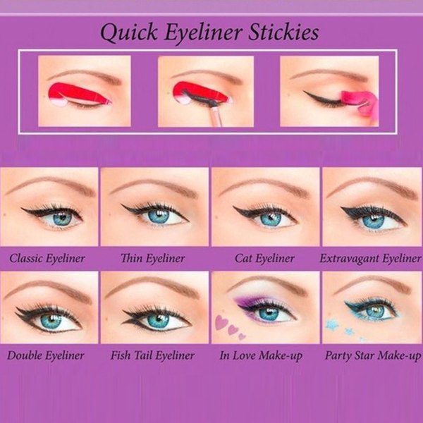 Eye Makeup Stencils Eyeliner Shaping Tool 6f71 | Fyndiq