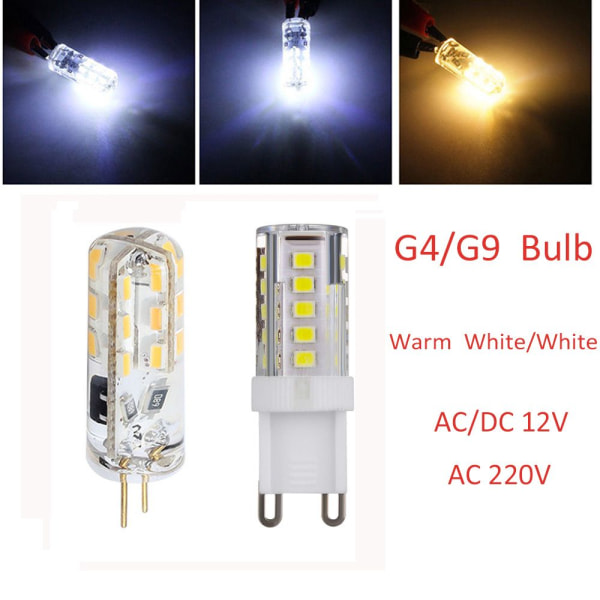 3W/5W/7W G4-lampa G9 LED-ljus VIT G9 220V 5W 30c6 | Fyndiq