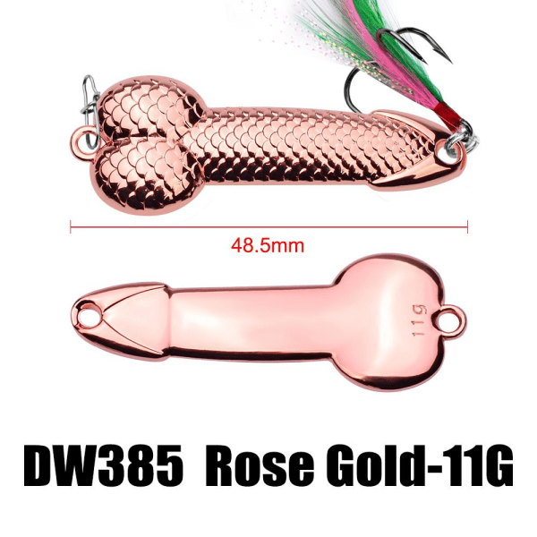 3g-36g 3,15-7,35cm VIB paljettiluisikkalusikka koukku ROSE GOLD