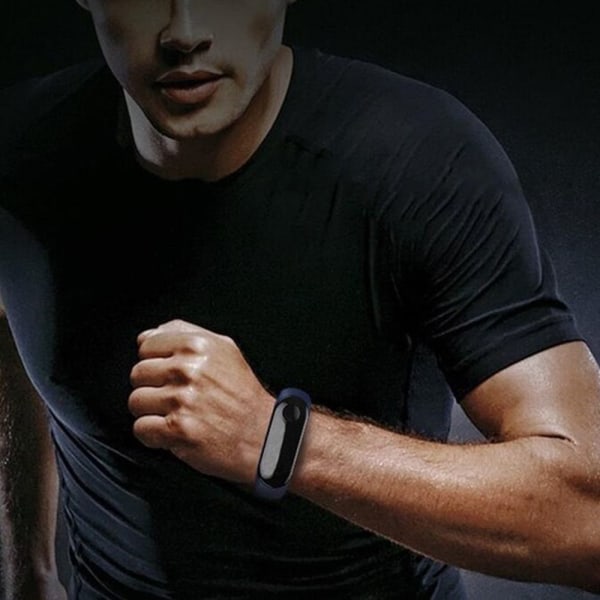 LED Digital Watch Armbandsur Sport Watch SVART