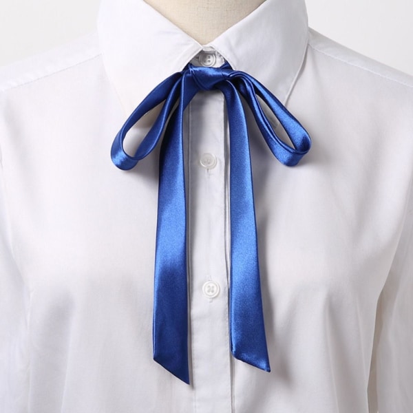 Satiininen rusetti Fancy kravatti SININEN Blue
