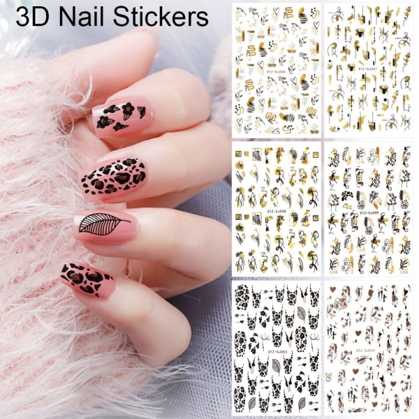 Nail Art Sticker 3D STZ-SJ004 ROSE GULD STZ-SJ004 ROSE GULD