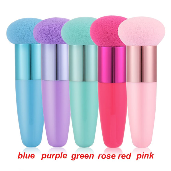 Powder Puff Makeup Brushes Svamp ROSE RED