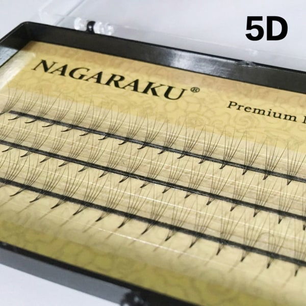 2D/4D/5D tekoripset Yksittäiset ripsien pidennykset 5D 9mm