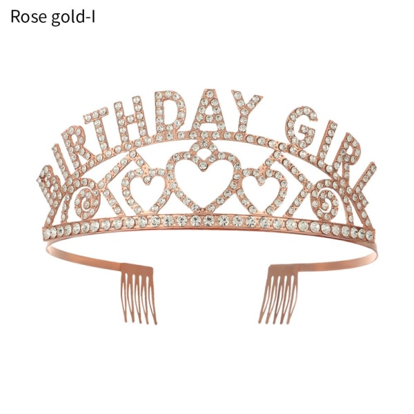 Princess Crown Tiaras for Girls ROSE GOLD I I
