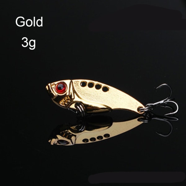 Fishing Metal VIB Lures Jig Metal Slice GULD - 3G GULD - 3G