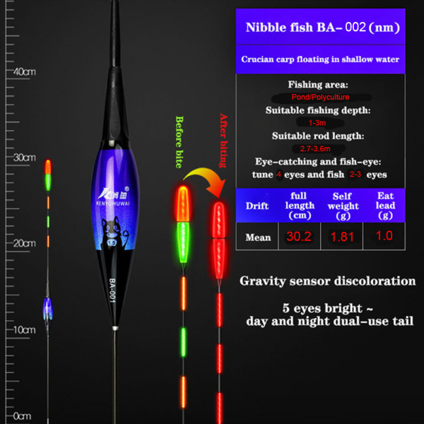 Fiskelokk Flyter Bobbers BA002 BA002