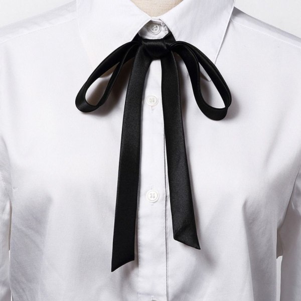 Sateng sløyfe Fancy slips SVART Black