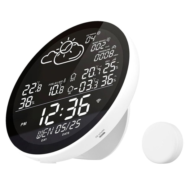 Tuya Wifi Smart termo-hygrometer elektronisk termometer with 1 Auxiliary  22e7 | with 1 Auxiliary | with 1 Auxiliary | Fyndiq