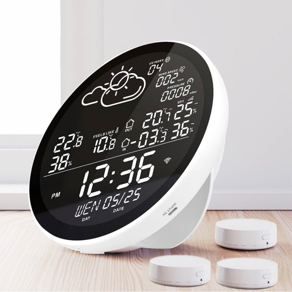 Tuya Wifi Smart termo-hygrometer elektronisk termometer with 1 Auxiliary  22e7 | with 1 Auxiliary | with 1 Auxiliary | Fyndiq