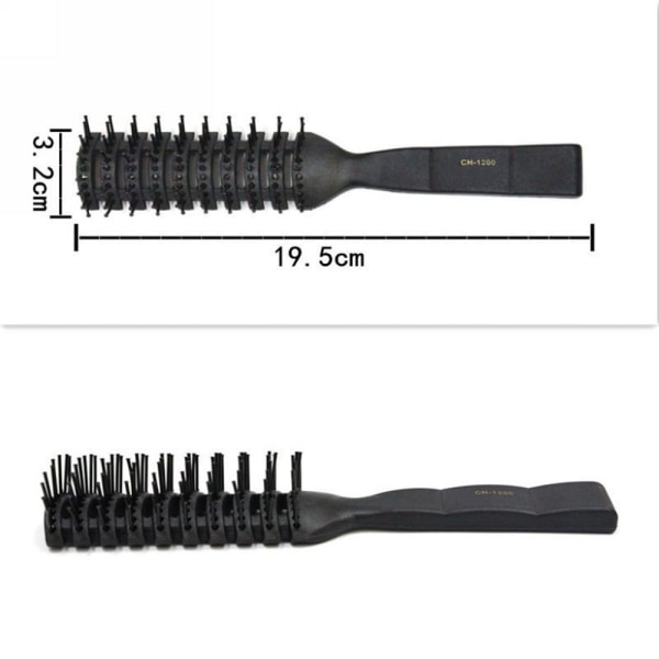 Krøll hårbørste bred tann kam Salon Styling Tool Frisør