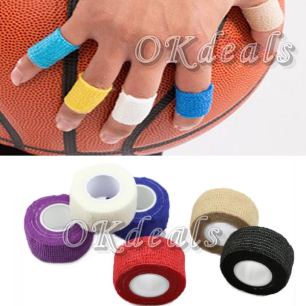 1 Roll Sports Tape Bandage Lihaskipuhoito MUSTA