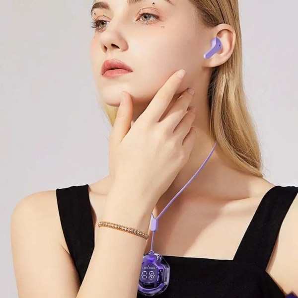 Bluetooth-øretelefoner Trådløse øretelefoner PINK