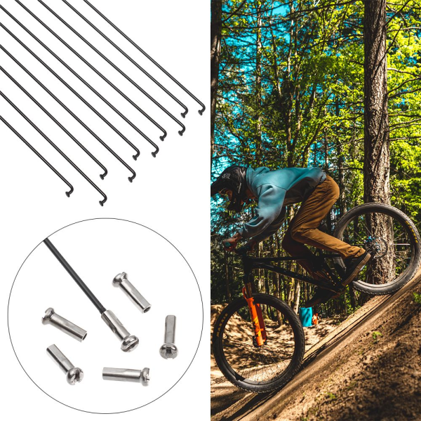 10 kpl polkupyörän pinnat maastopyörät 250 mm