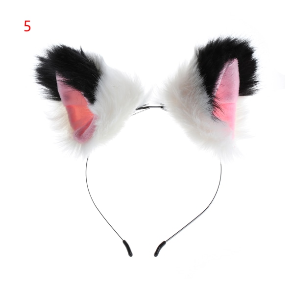 Cat Ears Hårnål Fox Plush Hair Hoop 5