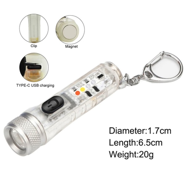 Avaimenperä taskulamppu LED-valo 2 2 e70a | Fyndiq