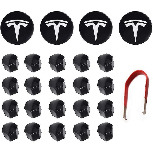 Hjul Center Cap Kit By Tesla 3,tesla Model Y Sx (sliver)