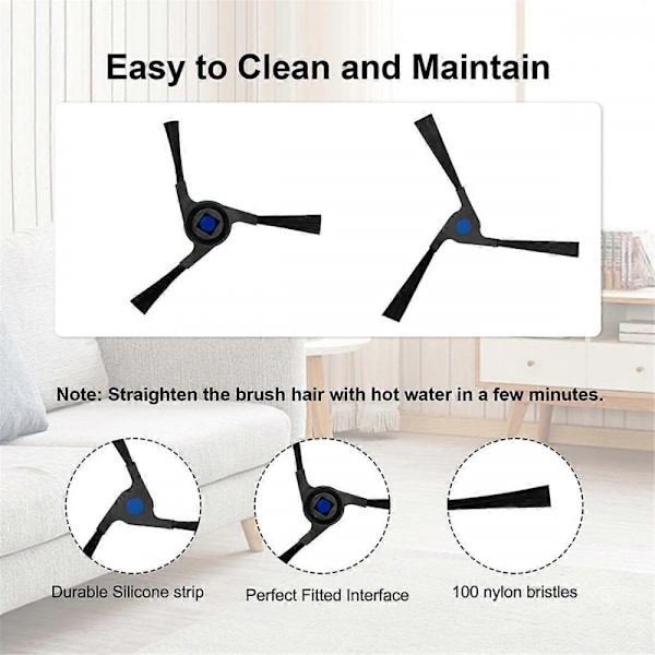 Tillbehörssats Kompatibel för ECOVACS DEEBOT X2 Omni E/X2