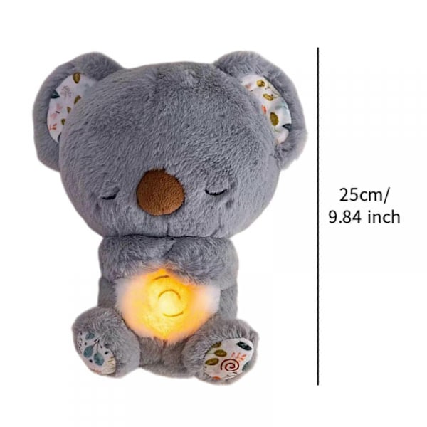Lugnande Andnings Gosedjur Present Babyleksak för Flickor Pojkar Barn Nyfödda Vattensvin