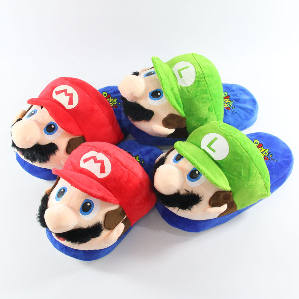 Super Mario Air Soft Tofflor - One Size 35-42 green