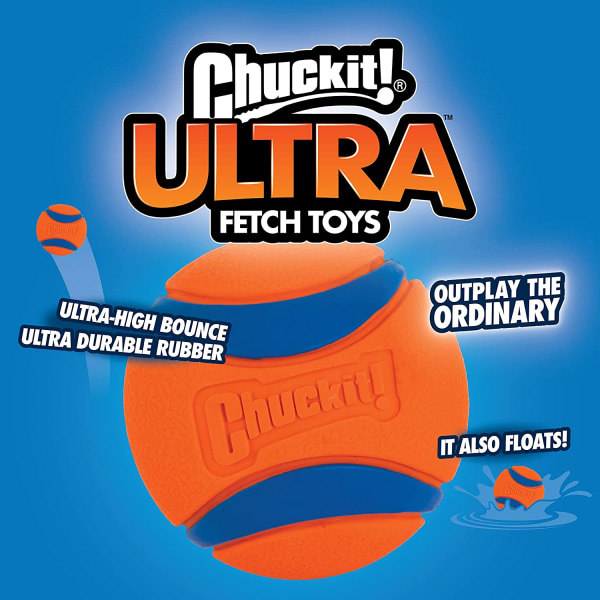 ChuckIt! Ultra Ball Hundleksak, Slitstark High Bounce F