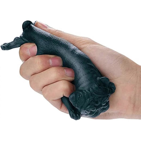 Rpporm Rolig Valp Stressleksak Kawaii Mops Presenter Leksaker Squishyies Leksak Baby Snurrleksak (Svart One Size) Brown