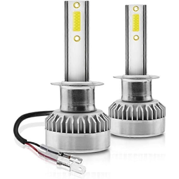G1 H1 LED-strålkastarlampor, 110W Hög Effekt 20000Lm Extremt Ljusa 6000K Kallvitt CSP-chip LED-strålkastare Konverteringskit för Txvso8