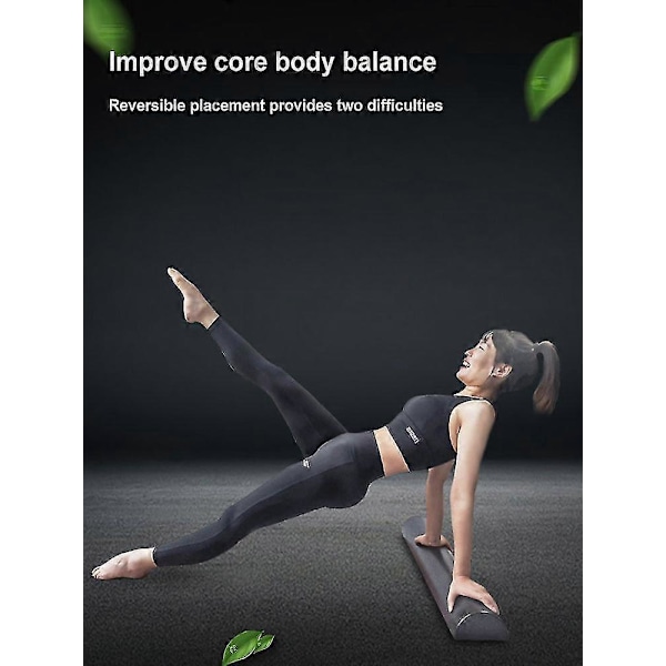 30*7,5 cm Halvrund EPP Foam Roller Skumrulle Pilates Fitness Gym Träningsblock med Massage Flytande Punkt 1pcs 30cm