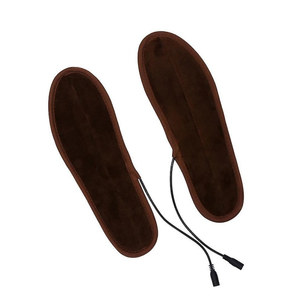 USB uppvärmda skoinlägg Fötter Varm sock Pad Mat Värmeinlägg 45-46 (28 cm)