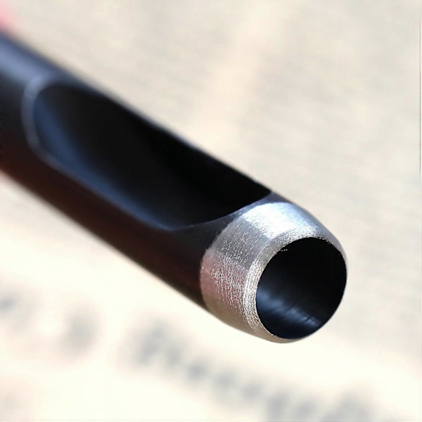 10 Delar Rund Stål Ihålig Syl Uppsättning 1 Mm Till 10 Mm Läder Ihålig Hålslag Verktyg