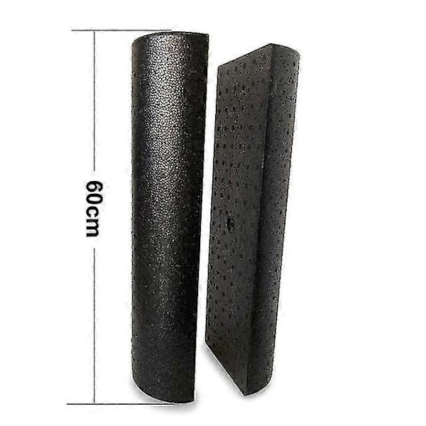30*7,5 cm Halvrund EPP Foam Roller Skumrulle Pilates Fitness Gym Träningsblock med Massage Flytande Punkt 2pcs 60cm