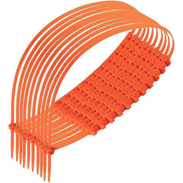 Vinter Bil Däck Anti Snökedjor Universella Nödfordon Anti-Slip Kabel Buntband Engångs Snökedjor För Bilar Utomhus Nödhjul Däck Ca Single tooth
