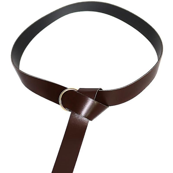 Medeltida riddare Läderbälte Mens Reenactment Accessory Belt Vik