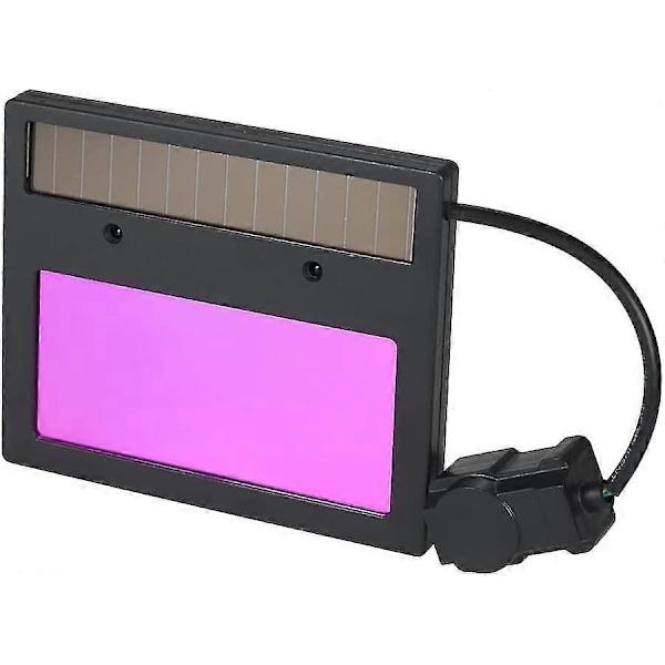 Solenergi Automatiskt Mörkande Svetshjälm Lins Mask Svetsare Keps Slip Lins Filter Skärm Mask Glasögon För Lödkeps Med Justerbar Känslighet