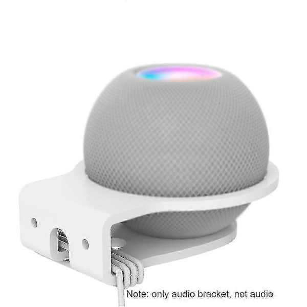 2 st Väggmonterad Akryl Förvaringshängare Högtalarhållare för HomePod Mini