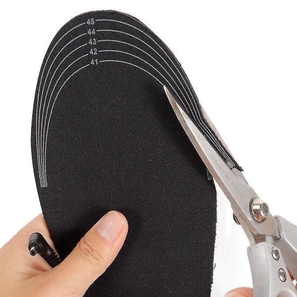 USB uppvärmda skoinlägg Fötter Varm sock Pad Värme innersula 35-40 storlek
